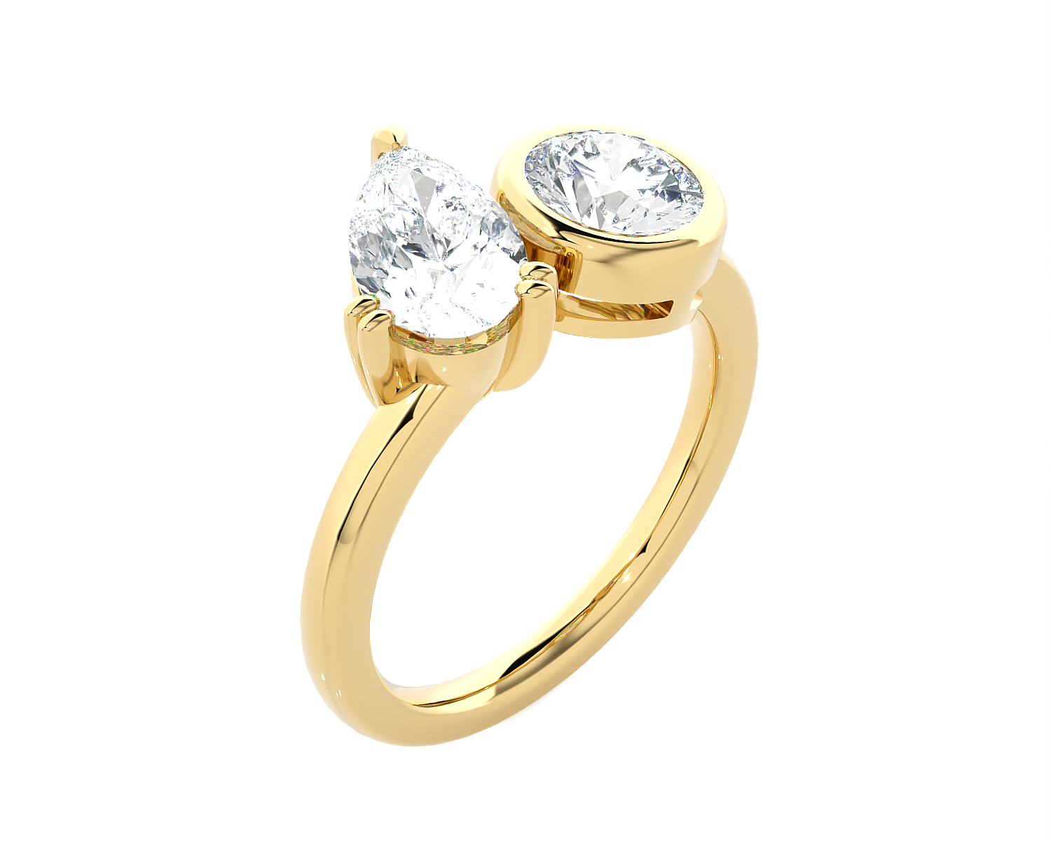 2 1/4 ctw Multi-Shape Lab Grown Diamond Ring