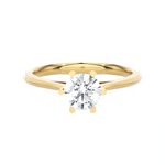 3/4 ctw Round Lab Grown Diamond Solitaire Engagement Ring