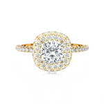 1 5/8 ctw Round Lab Grown Diamond Halo Engagement Ring