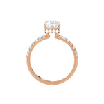 2 1/3 ctw Princess-Cut Lab Grown Diamond Side Stone Engagement Ring