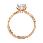 Princess-Cut Lab Grown Diamond Solitaire Engagement Ring