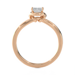 1 ctw Emerald-Cut Lab Grown Diamond Solitaire Engagement Ring