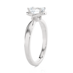 1 ctw Emerald-Cut Lab Grown Diamond Solitaire Engagement Ring