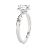 1 ctw Emerald-Cut Lab Grown Diamond Solitaire Engagement Ring