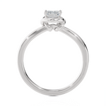 1 ctw Emerald-Cut Lab Grown Diamond Solitaire Engagement Ring