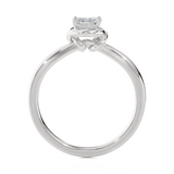 1 ctw Emerald-Cut Lab Grown Diamond Solitaire Engagement Ring