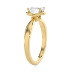 1 ctw Emerald-Cut Lab Grown Diamond Solitaire Engagement Ring