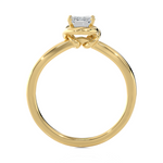 1 ctw Emerald-Cut Lab Grown Diamond Solitaire Engagement Ring