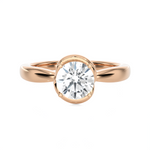 1 ctw Round Lab Grown Diamond Solitaire Engagement Ring