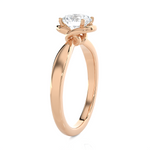 1 ctw Round Lab Grown Diamond Solitaire Engagement Ring