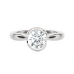 1 ctw Round Lab Grown Diamond Solitaire Engagement Ring