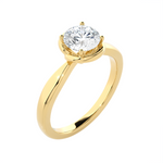 1 ctw Round Lab Grown Diamond Solitaire Engagement Ring