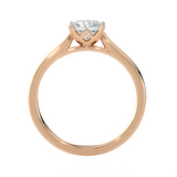 1 ctw Princess-Cut Lab Grown Diamond Solitaire Engagement Ring