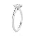1 ctw Princess-Cut Lab Grown Diamond Solitaire Engagement Ring
