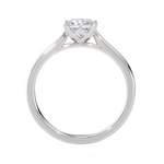 1 ctw Princess-Cut Lab Grown Diamond Solitaire Engagement Ring