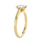 1 ctw Princess-Cut Lab Grown Diamond Solitaire Engagement Ring