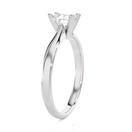 1/2 ctw Emerald-Cut Lab Grown Diamond Solitaire Engagement Ring
