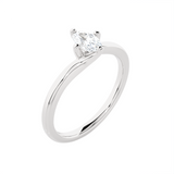 1/2 ctw Marquise Lab Grown Diamond Solitaire Engagement Ring