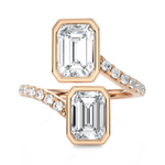 3 5/8 ctw Emerald-Cut Lab Grown Diamond Ring