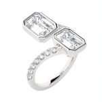 3 5/8 ctw Emerald-Cut Lab Grown Diamond Ring