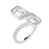 3 5/8 ctw Emerald-Cut Lab Grown Diamond Ring