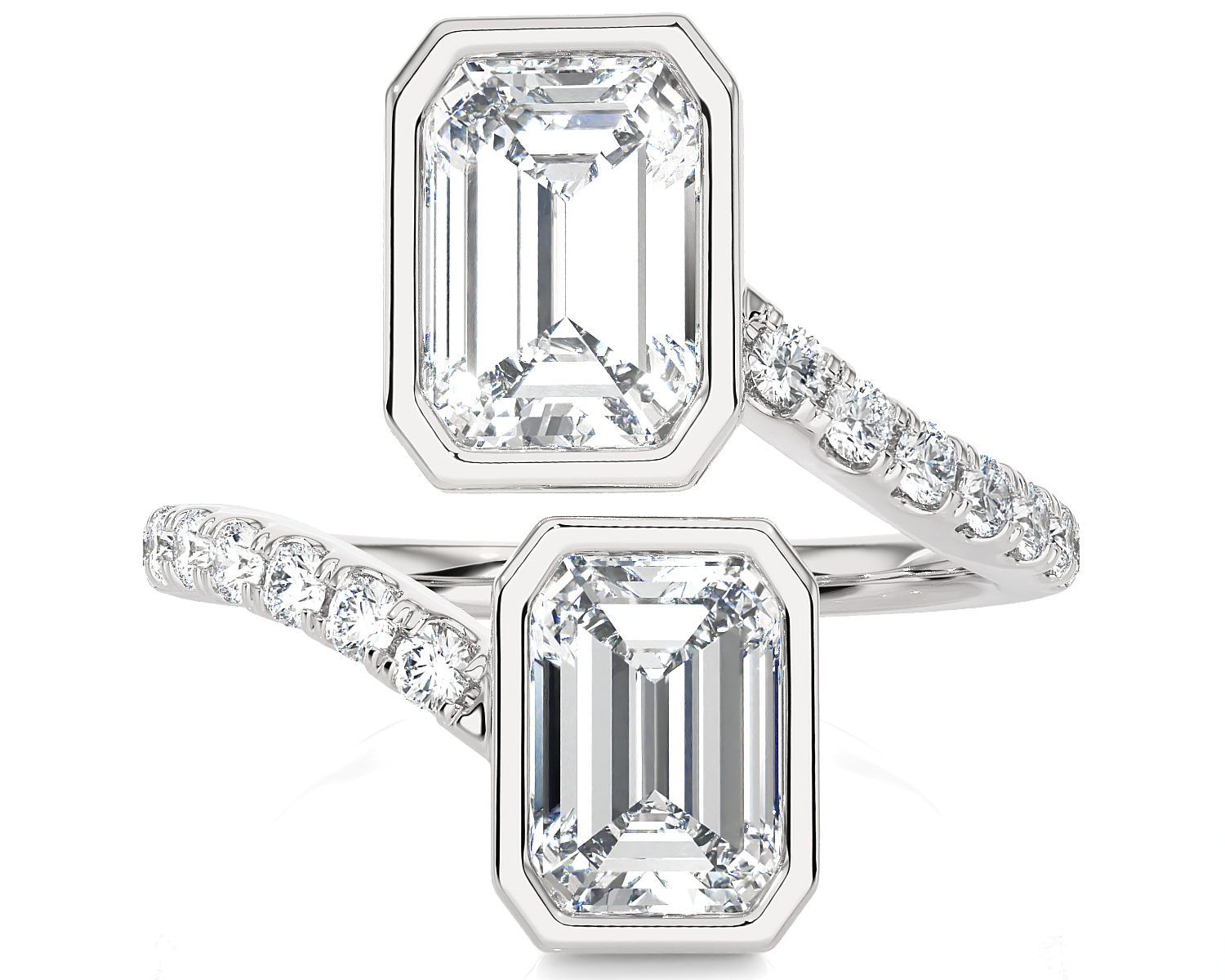 3 5/8 ctw Emerald-Cut Lab Grown Diamond Ring