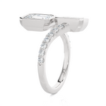 3 5/8 ctw Emerald-Cut Lab Grown Diamond Ring