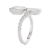 3 5/8 ctw Emerald-Cut Lab Grown Diamond Ring