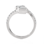 3 5/8 ctw Emerald-Cut Lab Grown Diamond Ring