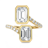 3 5/8 ctw Emerald-Cut Lab Grown Diamond Ring