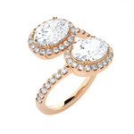 4 1/3 ctw Oval Lab Grown Diamond Ring