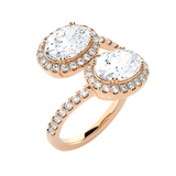 4 1/3 ctw Oval Lab Grown Diamond Ring