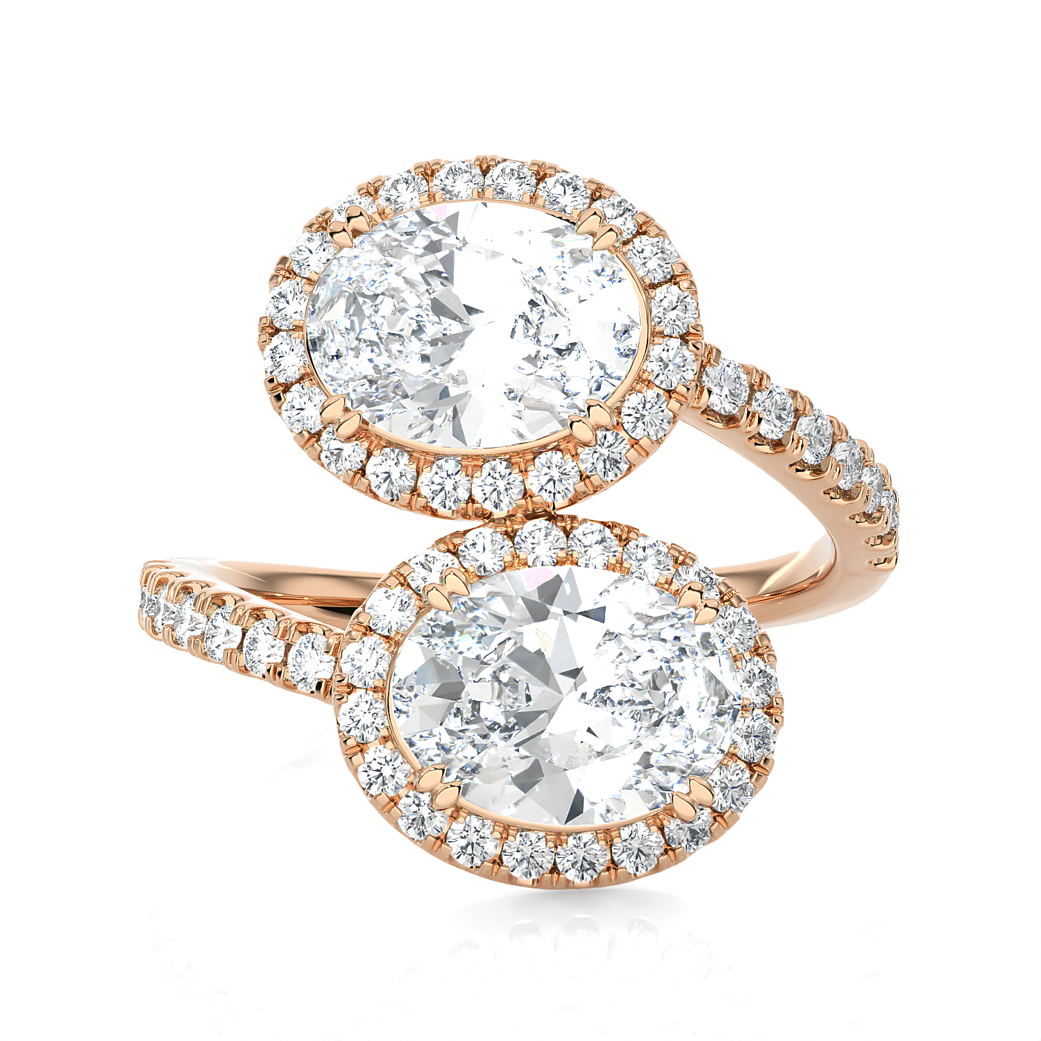 4 1/3 ctw Oval Lab Grown Diamond Ring