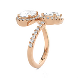 4 1/3 ctw Oval Lab Grown Diamond Ring