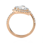 4 1/3 ctw Oval Lab Grown Diamond Ring