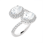 4 1/3 ctw Oval Lab Grown Diamond Ring