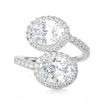 4 1/3 ctw Oval Lab Grown Diamond Ring