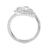 4 1/3 ctw Oval Lab Grown Diamond Ring