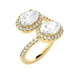 4 1/3 ctw Oval Lab Grown Diamond Ring