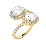4 1/3 ctw Oval Lab Grown Diamond Ring