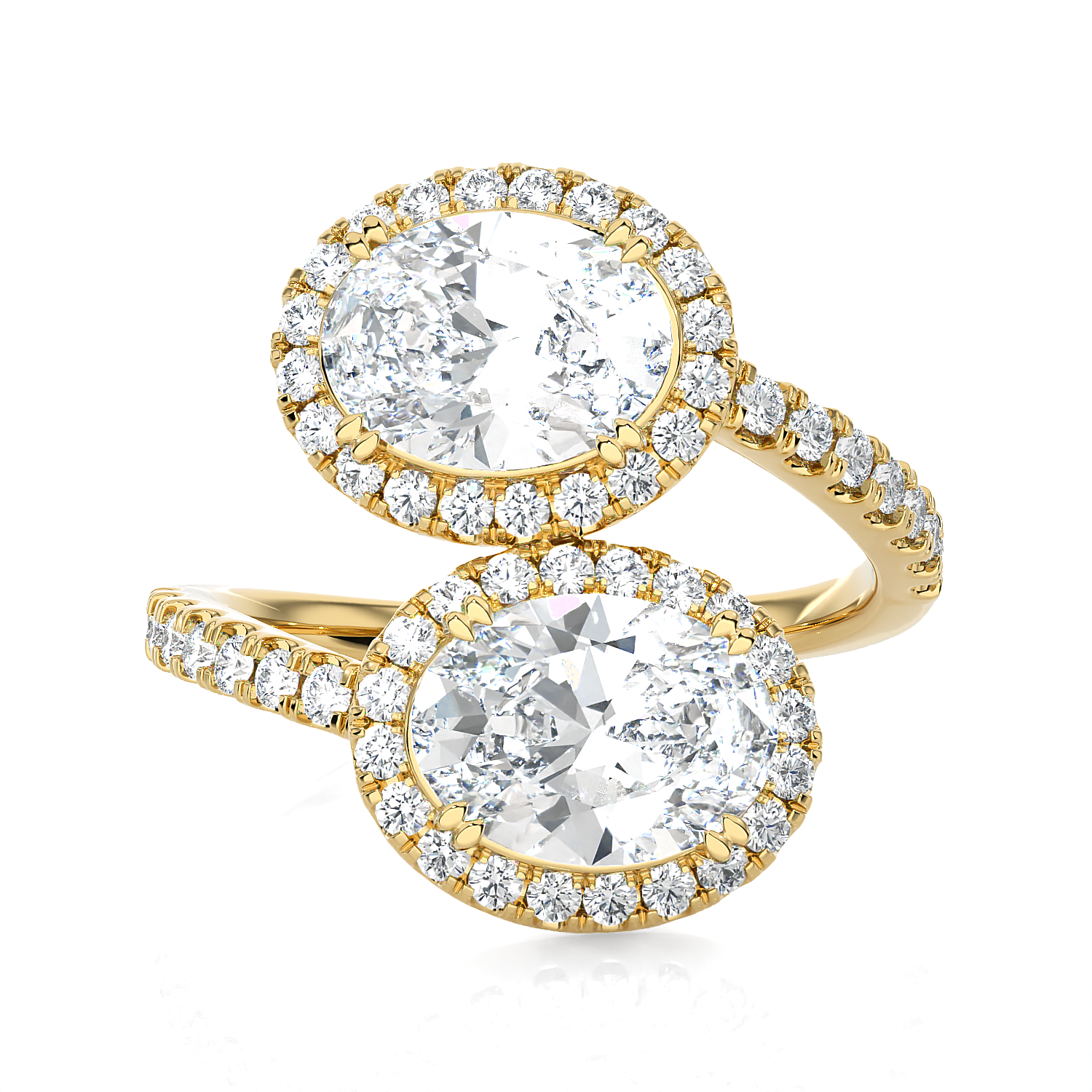 4 1/3 ctw Oval Lab Grown Diamond Ring
