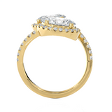 4 1/3 ctw Oval Lab Grown Diamond Ring