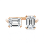 3 ctw Emerald-Cut Lab Grown Diamond Ring