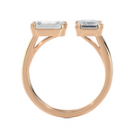3 ctw Emerald-Cut Lab Grown Diamond Ring