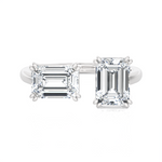 3 ctw Emerald-Cut Lab Grown Diamond Ring
