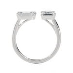 3 ctw Emerald-Cut Lab Grown Diamond Ring