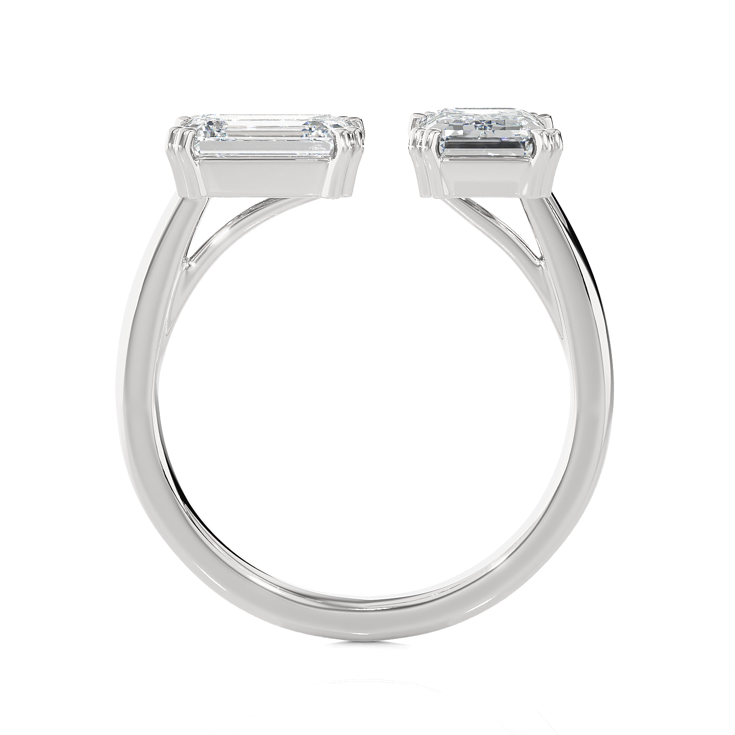 3 ctw Emerald-Cut Lab Grown Diamond Ring