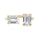3 ctw Emerald-Cut Lab Grown Diamond Ring
