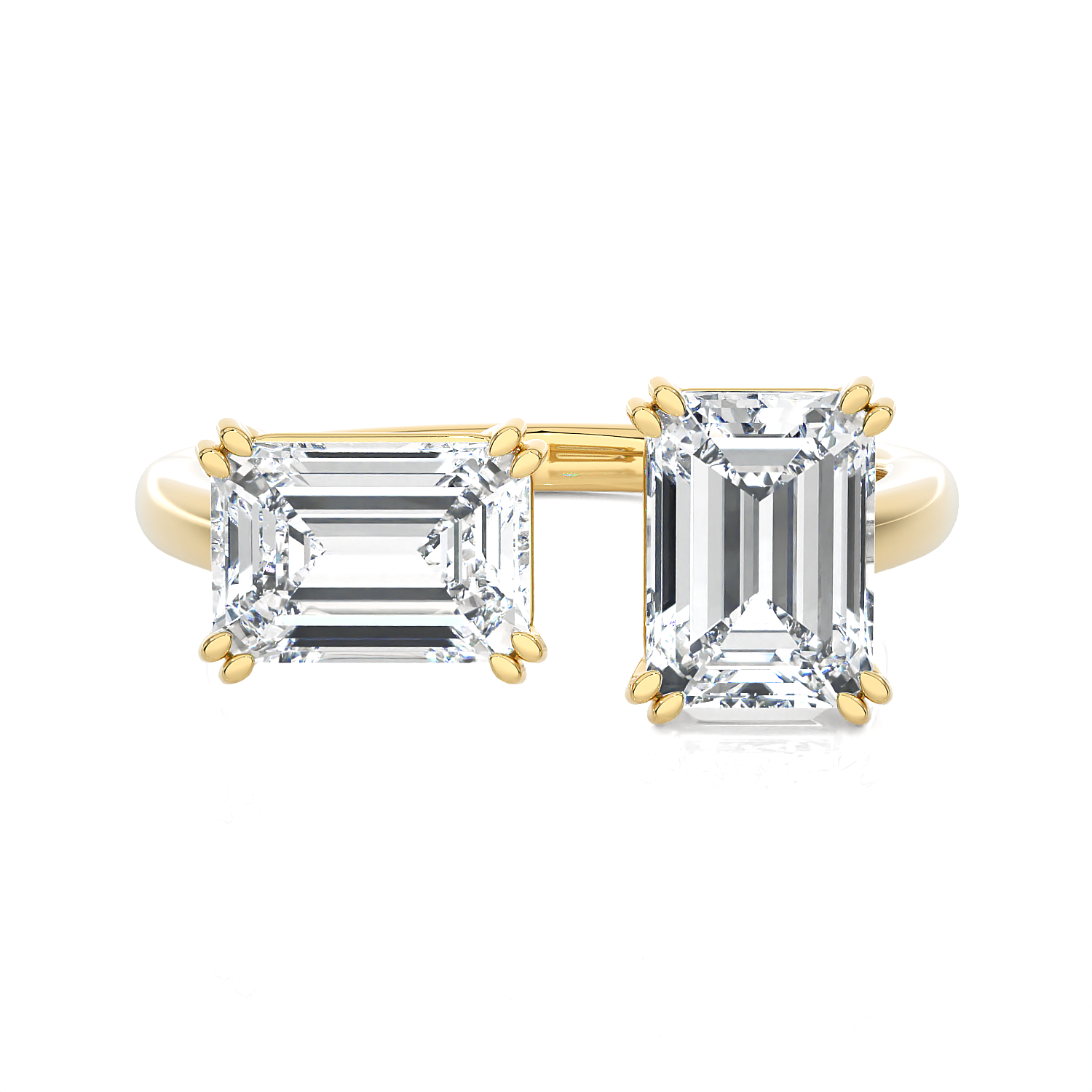 3 ctw Emerald-Cut Lab Grown Diamond Ring