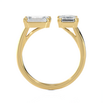 3 ctw Emerald-Cut Lab Grown Diamond Ring